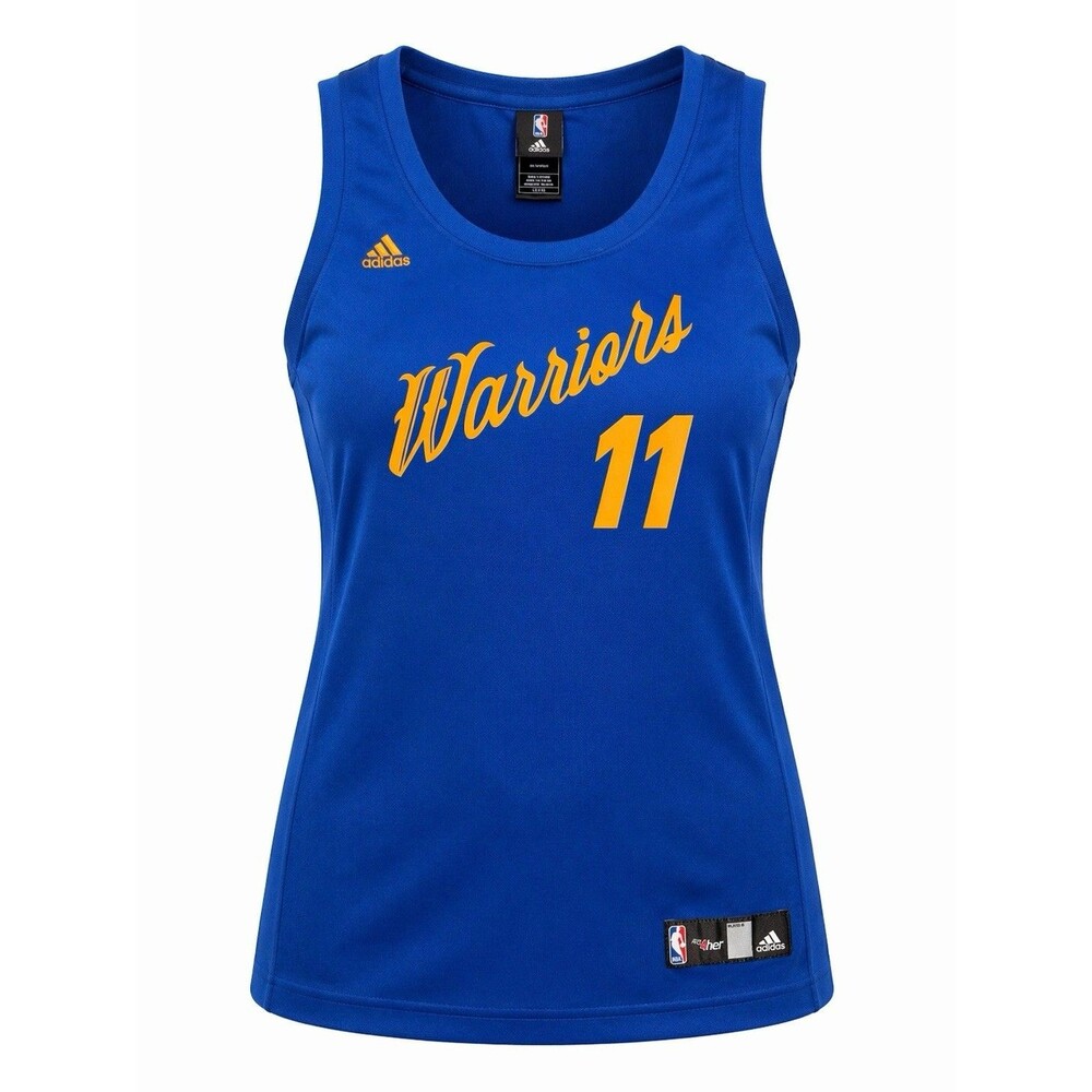 Adidas Klay Thompson Warriors Christmas Day Jersey Womens Large NBA4Her Blue #11
